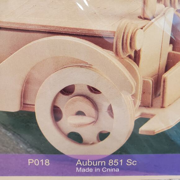 Woodcraft Construction Vintage Car Kit Auburn 851 Speedster SC P018 Model Car Ki - Picture 5 of 10